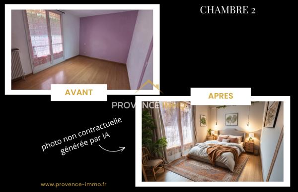 Digne-les-Bains (04000) À SAISIR – Charmant appartement T3 de 63 m² à Digne-les-Bains, proche centre-ville