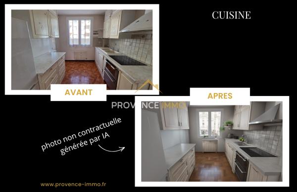Digne-les-Bains (04000) À SAISIR – Charmant appartement T3 de 63 m² à Digne-les-Bains, proche centre-ville