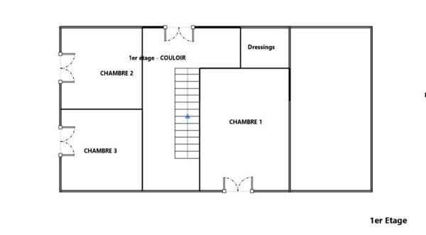 Maison de village de 110 m² avec garage.
