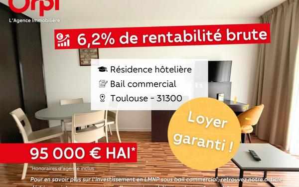 Appartement à vendre    2 pièces •  Toulouse