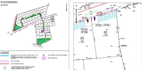 Terrain Brem Sur Mer 559 m2