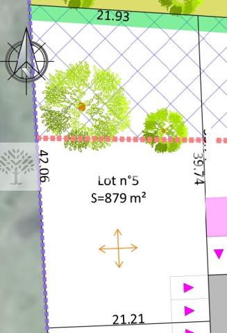 Achat terrain Gémozac - 879 m² - 79 200 €