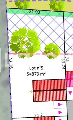 Achat terrain Gémozac - 879 m² - 79 200 €
