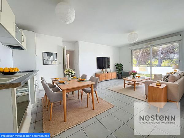 Fréjus - T3 lumineux avec grande terrasse, garage et parking privé, au calme absolu