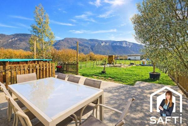 Maison d’Exception – 230 m² – Terrain 4 361 m² – Vue Vercors – Beaulieu (38470)