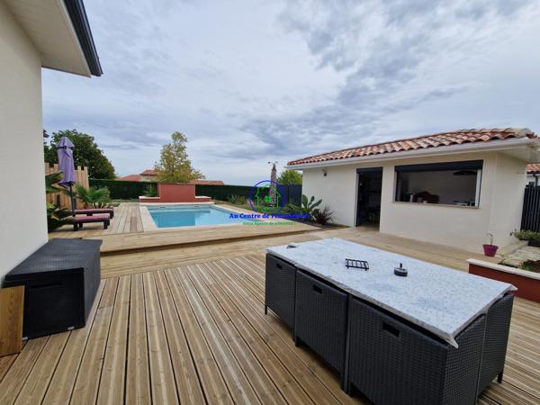 Villa 4 chambres, garage, piscine et pool house