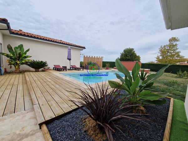 Villa 4 chambres, garage, piscine et pool house