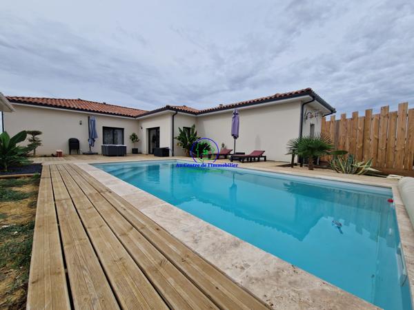 Villa 4 chambres, garage, piscine et pool house