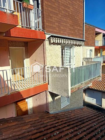 Appartement T2 avec balcon + garage, secteur calme ++