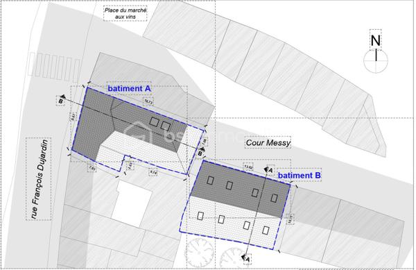 Immeuble mixte de 658 m²