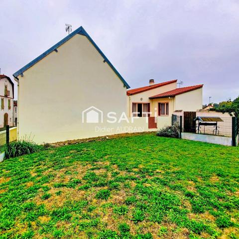 Maison 77 m 2 avec jardin, terrasse, et garage