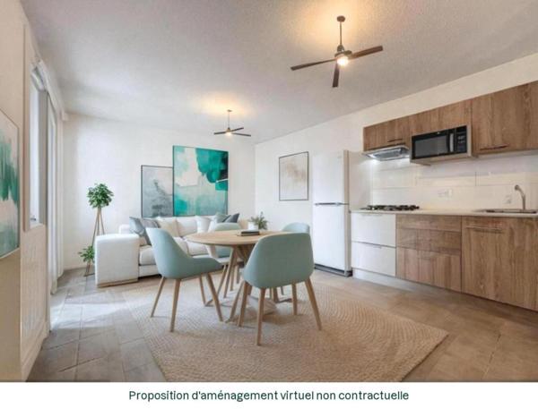 A VENDRE - TOULOUSE entre Lalande et Aucamville - Appartement T2 44m² et une place de parking