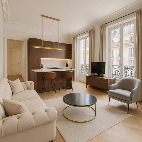 Appartement Haussmannien immeuble de standing