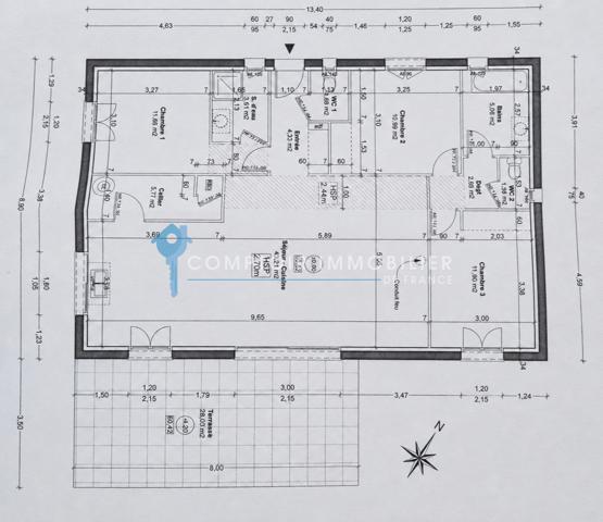 Villa 4 pièce(s) 3 chambre(s) 105 m²