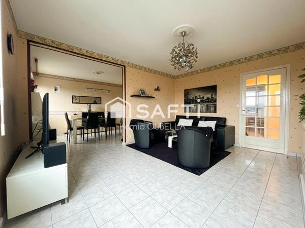 COULAINES – SUPERBE T4 LUMINEUX DE 95 m² AVEC GARAGE & CAVE