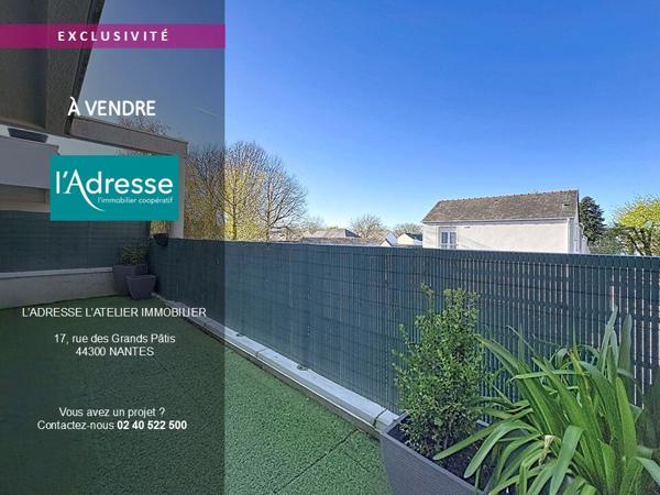 Appartement Nantes 3 pièce(s) 67.5 m2, bourg de Saint Joseph de Porterie