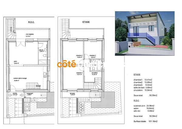 Vente Maison101 m² - 5 Pièces - Chevreuse (78460)