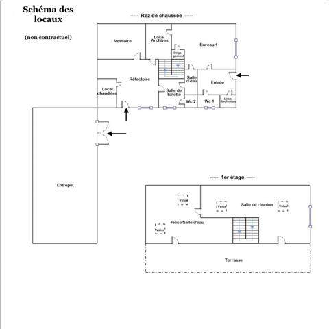 Montreuil (93100) Une immeuble et un atelier à transformer , ville et campagne