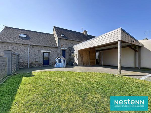 Maison en pierre, centre de PLAINTEL, 3 chambres, jolies prestations !