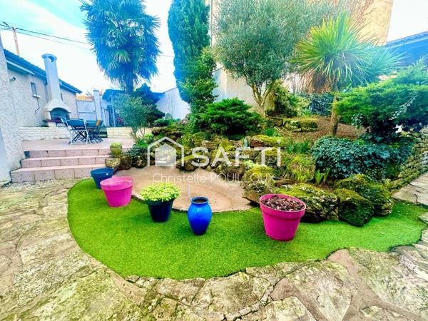 Maison 3 chambres, 1 bureau, 2 SDB, garage, atelier