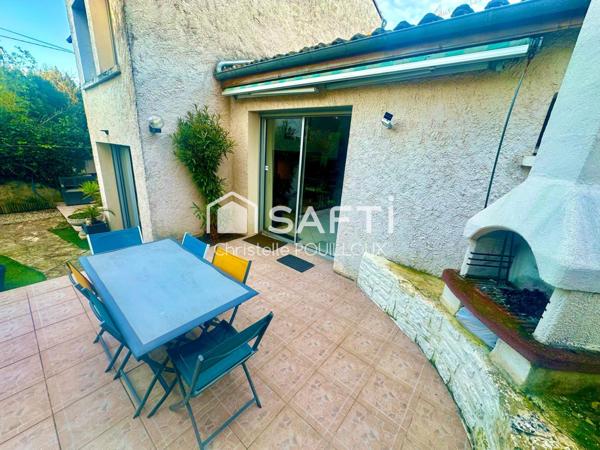 Maison 3 chambres, 1 bureau, 2 SDB, garage, atelier