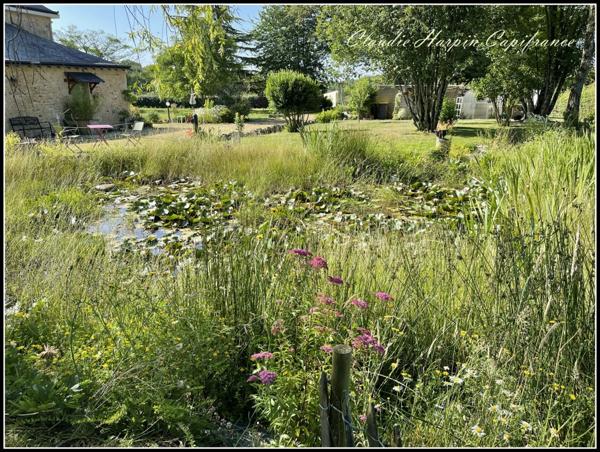 Maison à vendre 8 pièces AIRVAULT (79) - terrain 2769 m² - 5 ch - mare -288 m² habitable