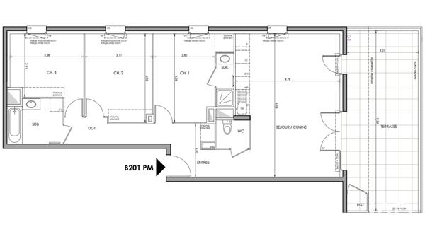 Appartement (neuf) à vendre 4 pièces 85 m² La Ravoire