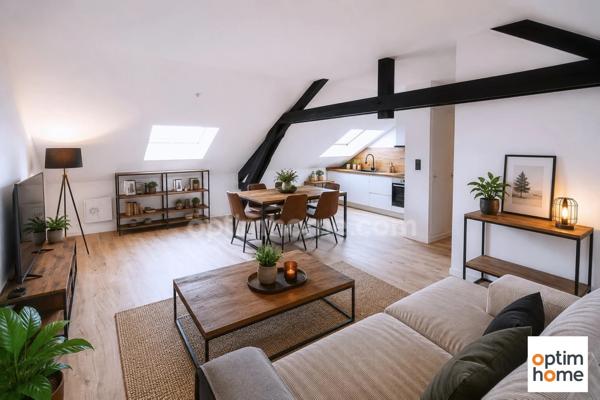APPARTEMENT AU DEUXIEME ET DERNIER ETAGE - 2 CHAMBRES - PLACE PARKING - CAVE - REFAIT A NEUF