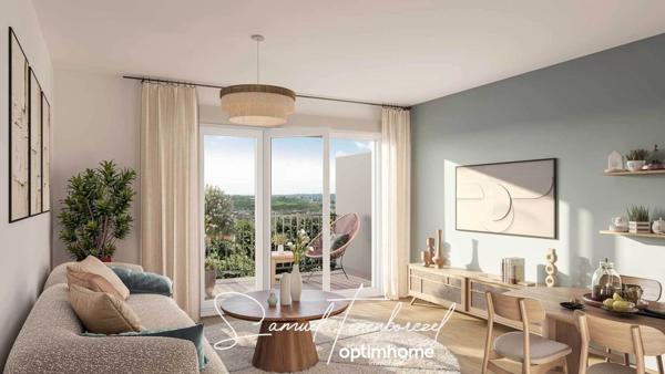 Appartement T2 neuf avec terrasse et vue Basilique – Lisieux (14100)
