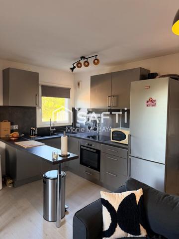 T2 calme, lumineux, balcon, fibre proche tram bus