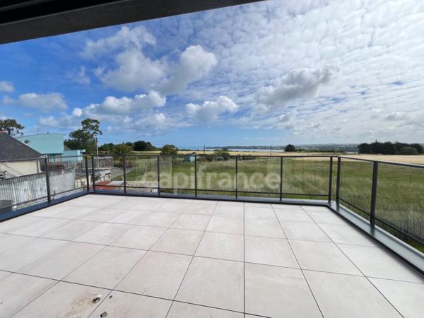 Maison contemporaine neuve 6 pièces avec vue mer exceptionnelle sur la Baie des Grèves LANGUEUX (22)