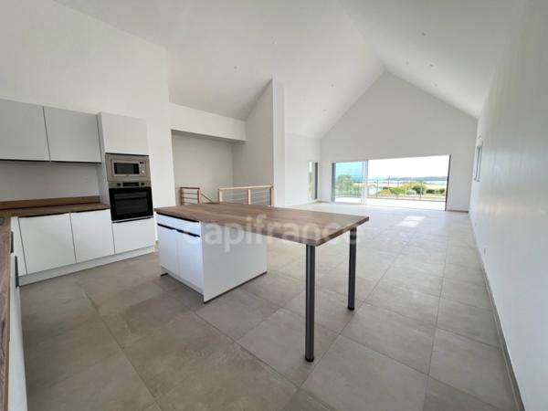 Maison contemporaine neuve 6 pièces avec vue mer exceptionnelle sur la Baie des Grèves LANGUEUX (22)