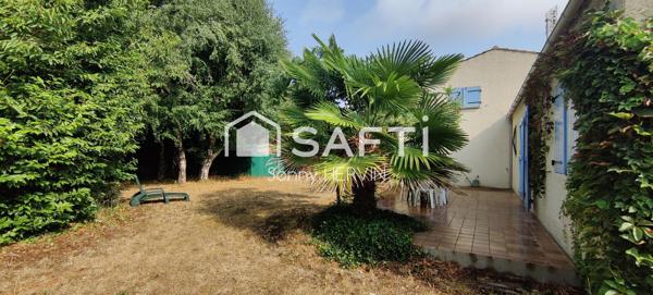 Maison 3 pièces avec joli jardin