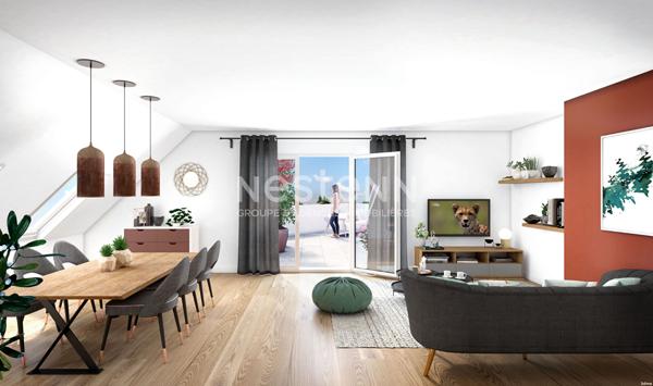 Appartement neuf - 3 pièces - 71m² - Notre Dame De Bondeville