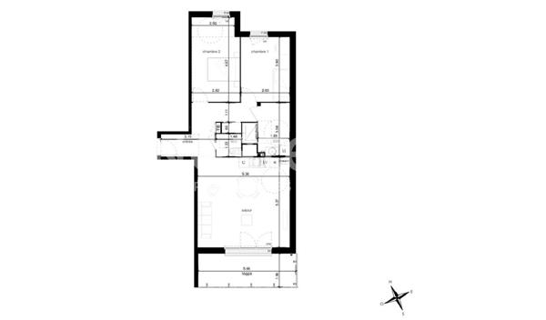 Appartement neuf - 3 pièces - 71m² - Notre Dame De Bondeville