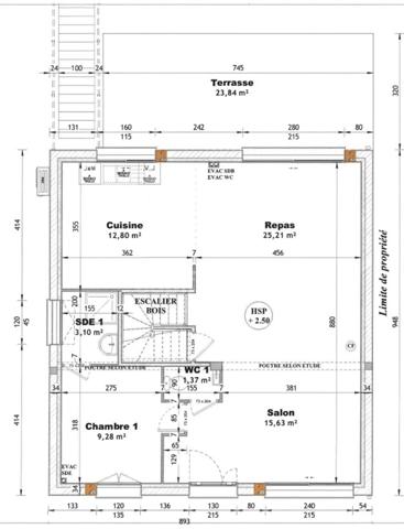 Maison neuve à vendre 8 pièces /133m habitable + Sous sol de 90m / EAUBONNE(95600)