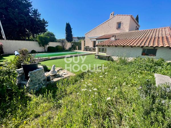 Bouc Bel Air, maison de 129 m2 , 3 chambres , sur terrain de 540 m2 avec piscine