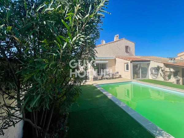 Bouc Bel Air, maison de 129 m2 , 3 chambres , sur terrain de 540 m2 avec piscine