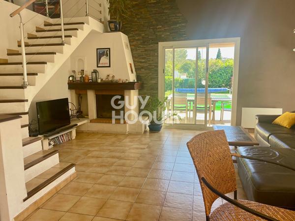 Bouc Bel Air, maison de 129 m2 , 3 chambres , sur terrain de 540 m2 avec piscine