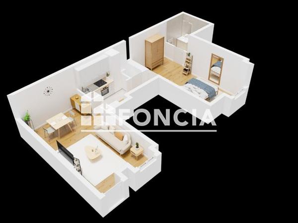 À vendre Appartement 2 pièces 50.92 m² - Orléans 45000