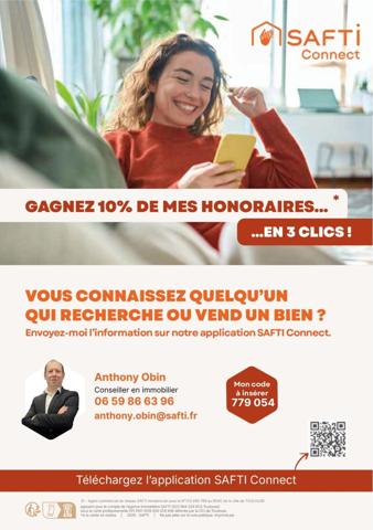 Appartement t1, place de parking, cave, un extérieur