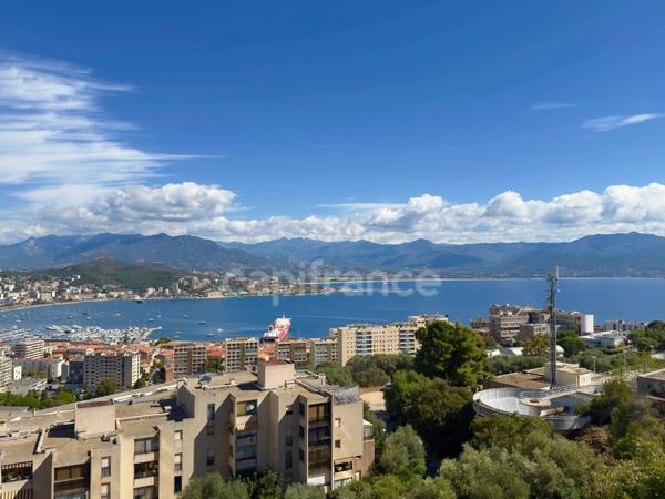 AJACCIO (Corse) : A vendre superbe appartement T2 standing, vue mer imprenable, parking