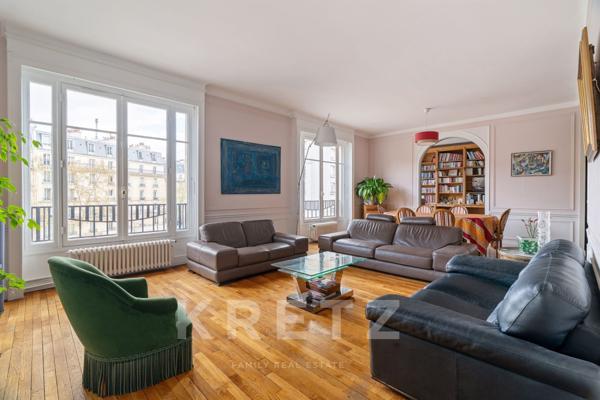 Paris 17ème - 285 m² – 6 chambres – Lumineux – Traversant – Idéal grande famille