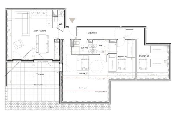 Appartement à vendre 4 pièces 100 m² Font-Romeu-Odeillo-Via
