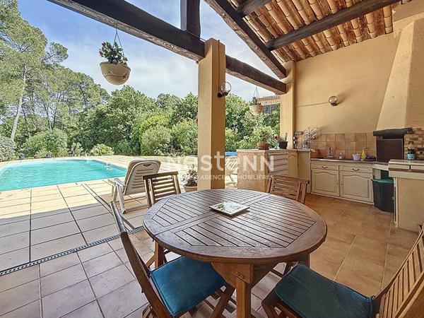 A VENDRE -Maison Le Cannet Des Maures 6 pièces 156 m2-Terrain 3580m2- Piscine,Carport,sous-sol
