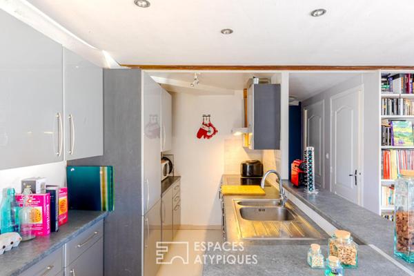 En exclusivité, duplex de charme à mi-chemin entre le centre ville et les Bords de Seine