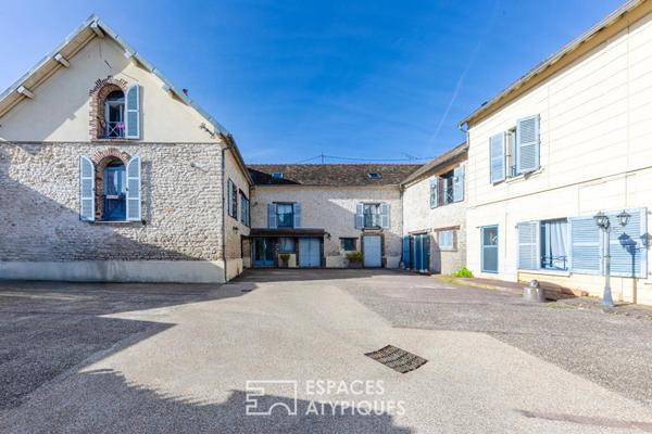 En exclusivité, duplex de charme à mi-chemin entre le centre ville et les Bords de Seine