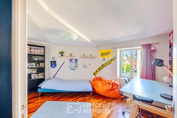 En exclusivité, duplex de charme à mi-chemin entre le centre ville et les Bords de Seine