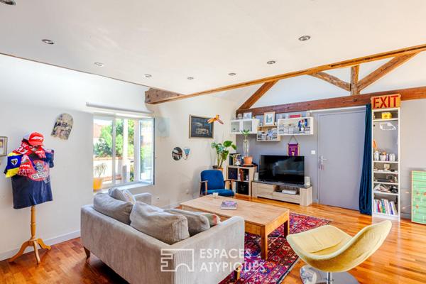 En exclusivité, duplex de charme à mi-chemin entre le centre ville et les Bords de Seine