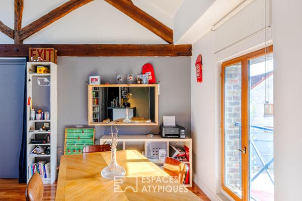 En exclusivité, duplex de charme à mi-chemin entre le centre ville et les Bords de Seine